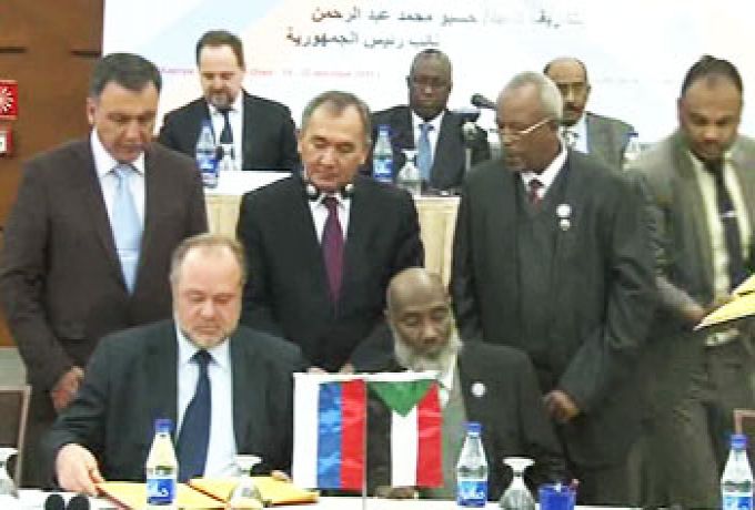 السودان يوقع مع روسيا 14 إتفاقية تفاهم في المجالات الاقتصادية والتجارية