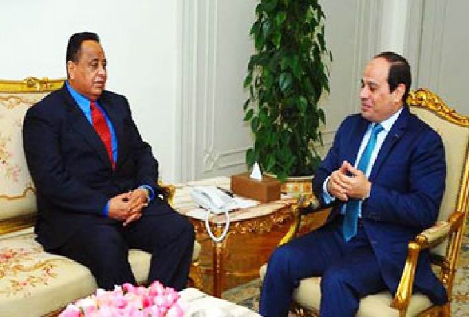 السيسي يؤكد في لقاء وزير الخارجية إبراهيم غندور إعتزاز مصر بالعلاقات التاريخية بين البلدين