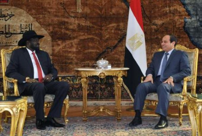 السيسي يؤكد لسلفاكير إستمرار الدعم المصري لجنوب السودان