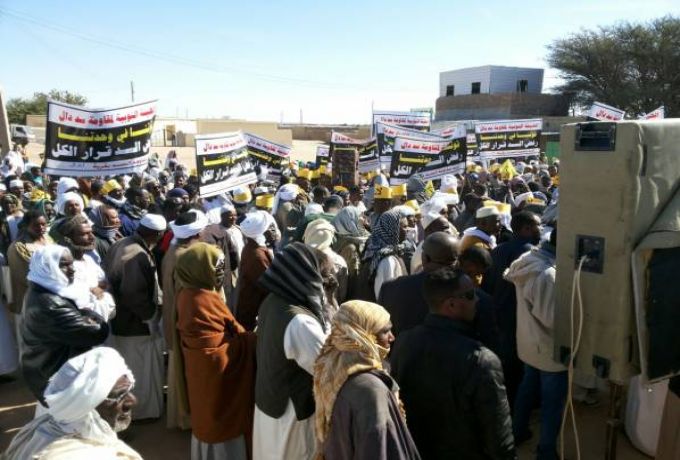 مسيرات سلمية رافضة للسدود بشمال السودان والخرطوم
