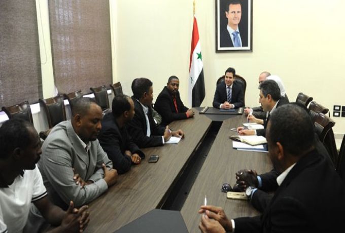 وفد رجال أعمال سوداني يزور دمشق ويلتقي وزير السياحة السوري