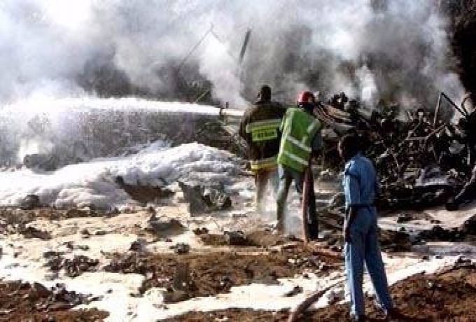 مصرع 5 عسكريين في تحطم طائرة بالأبيض