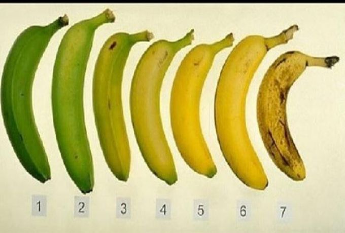 فوائد الموز تتغير بتغير لونه.. اكتشفها!