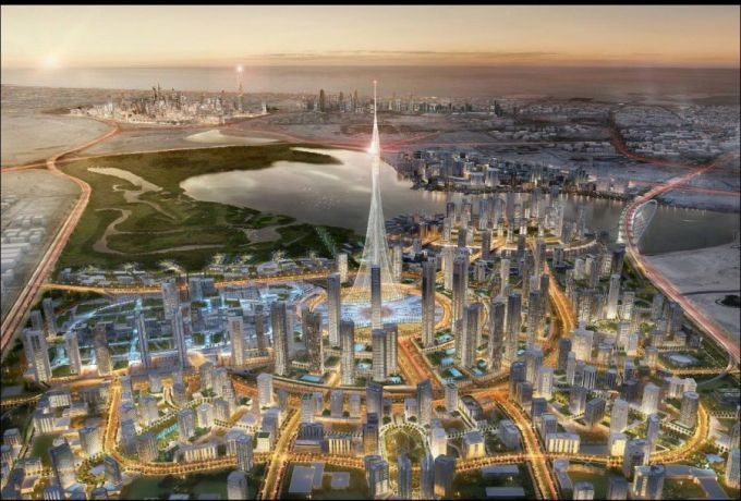 معلومات مثيرة عن برج دبي الجديد الاطول بالعالم