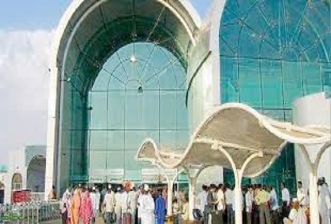 صالة مغادرة عالمية بمطار الخرطوم