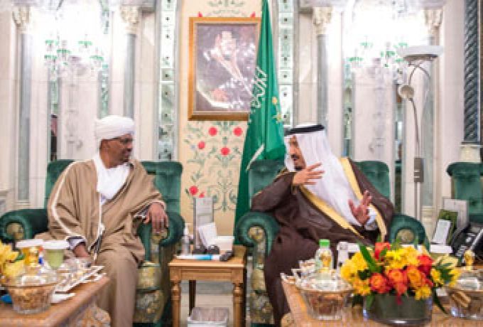 البشير والملك سلمان يبحثان الأزمة الخليجية