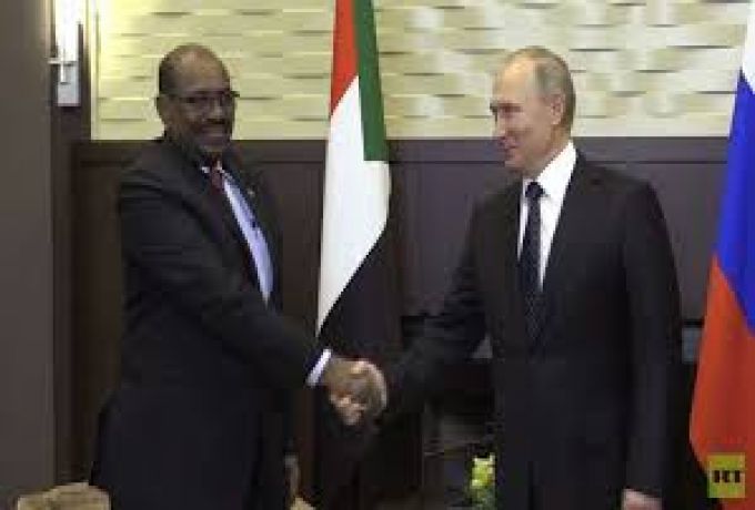 البشير لبوتين : السودان بحاجة الي روسيا لحمايته من أمريكا