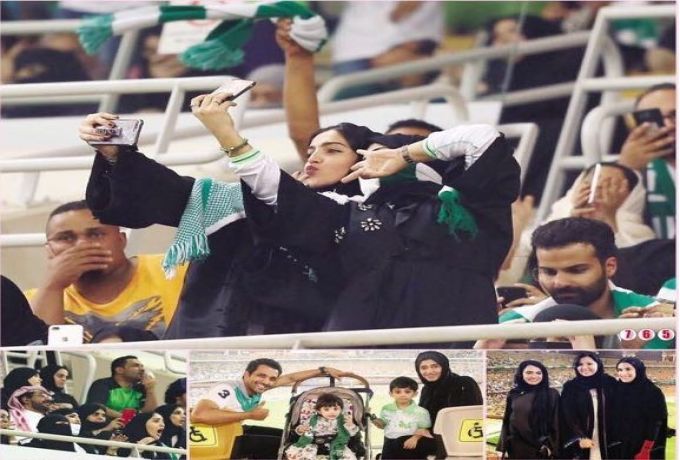 السعودية .. دخول النساء لأول مرة للملاعب الرياضية