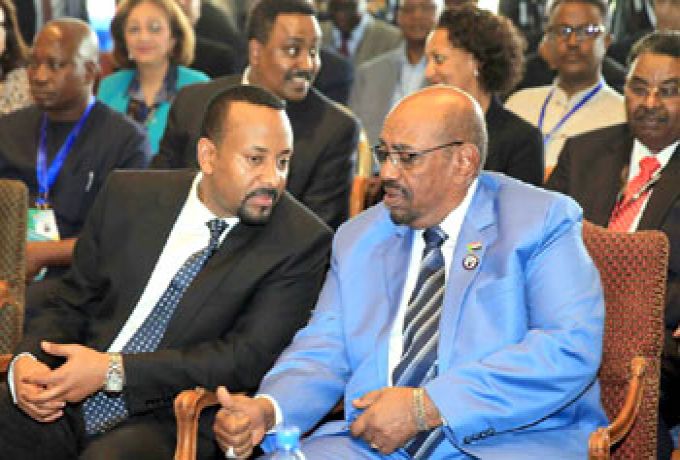 البشير يعقد اول اجتماع مع رئيس الوزراء الاثيوبي الجديد