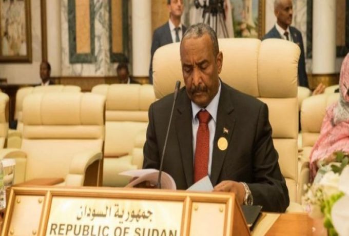البرهان يؤكد التزام السودان بالعمل على تحقيق السلام في جنوب السودان