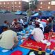 سودانيون يلفتون الانظار بامريكا بـ (برش رمضان) في الشارع العام