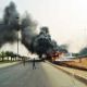 الرياض ..وفاة سائق شاحنة تفحما